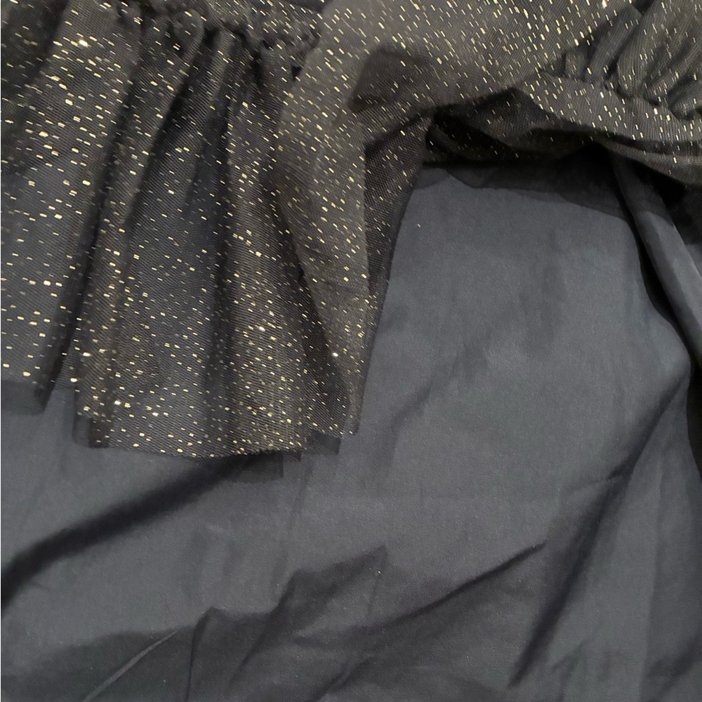 H&M Sparkle Tulle Cold-Shoulder Dress in Navy 2T (2-3Y) girl - Picture 4 of 6